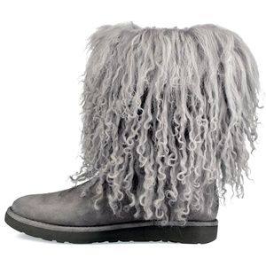 UGG Mongolian Lida grey boots